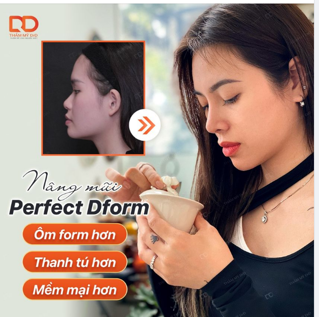 LÊN SÓNG DÁNG MŨI SAU 10 NGÀY PHẪU THUẬT TẠI DrD