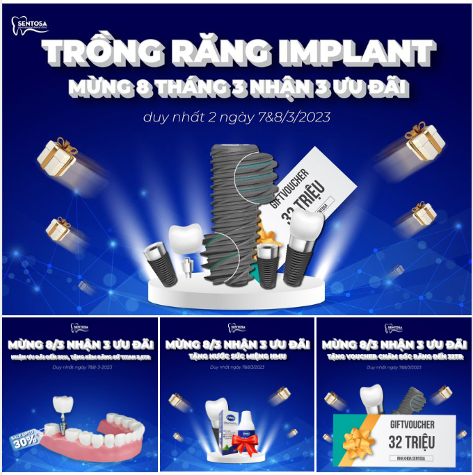 CẤY GHÉP IMPLANT, GIẢI QUYẾT TỐI ƯU VẤN ĐỀ MẤT RĂNG - BẢO HÀNH TRỌN ĐỜI