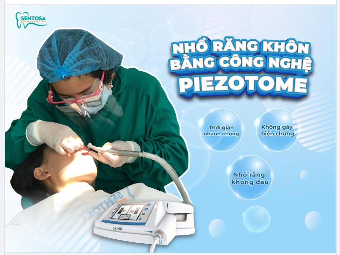 Đúng nhận sai không cãi khi Sentosa ưu đãi nhổ Răng khôn