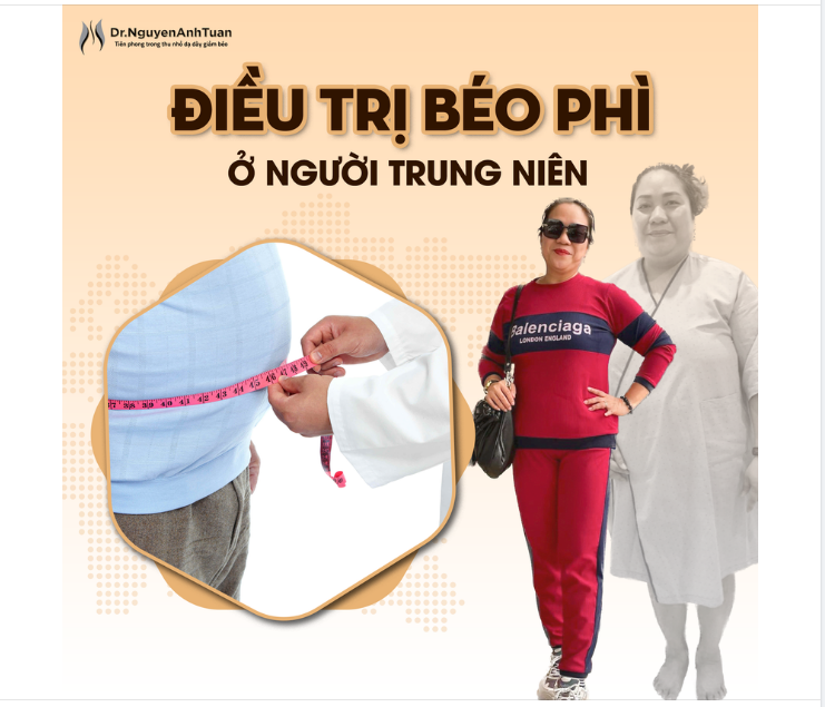 Điều trị béo phì ở người trung niên
