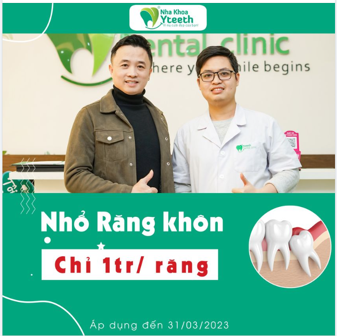 Nhổ Răng Khôn Nhẹ Nhàng - 1tr/ răng