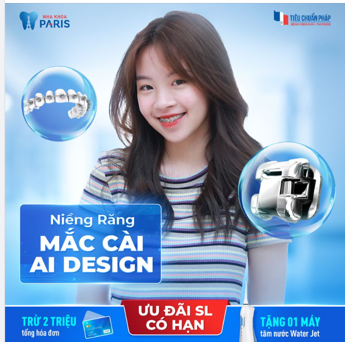 NIỀNG MẮC CÀI AI DESIGN - TẶNG LỚN, GIẢM SÂU NHẤT ĐẠI LỄ!
