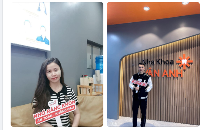 Kết thúc ngày cuối tuần đông đúc với những nụ cười tươi tắn của khách hàng tại Nha khoa Vân Anh.