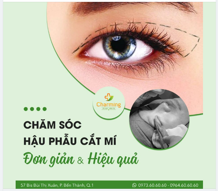 CHĂM SÓC HẬU PHẪU THUẬT CẮT MÍ ĐƠN GIẢN VÀ HIỆU QUẢ