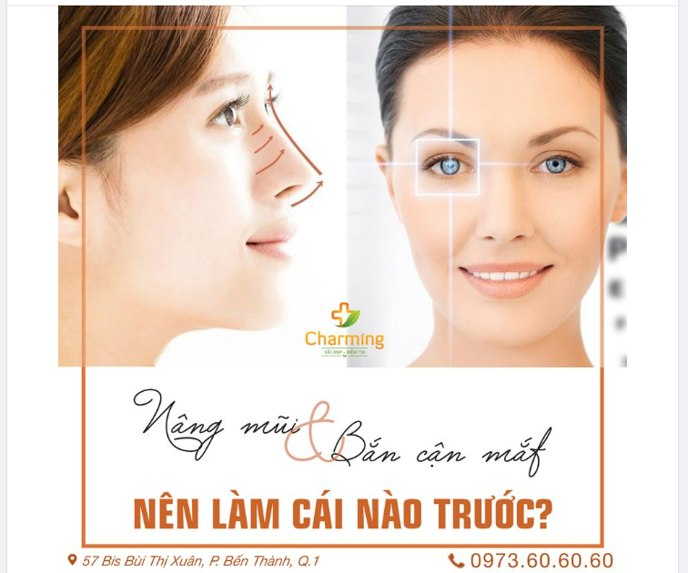 BẮN MẮT VÀ NÂNG MŨI: NÊN LÀM CÁI NÀO TRƯỚC?