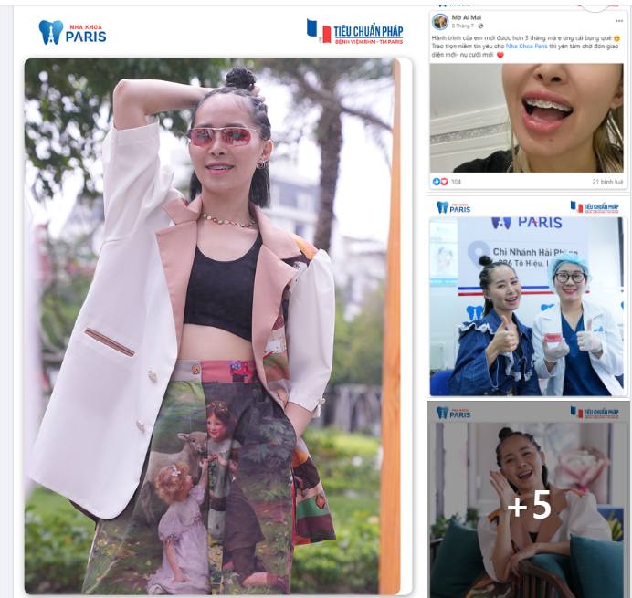“Makeup artist chọn nha khoa Paris để Makeup lại hàm răng của mình”
