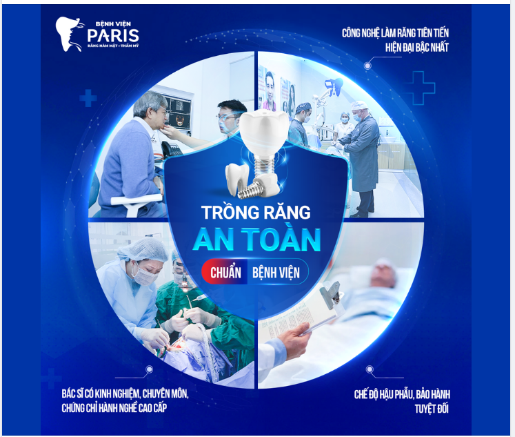 TRỒNG RĂNG AN TOÀN CHUẨN BỆNH VIỆN