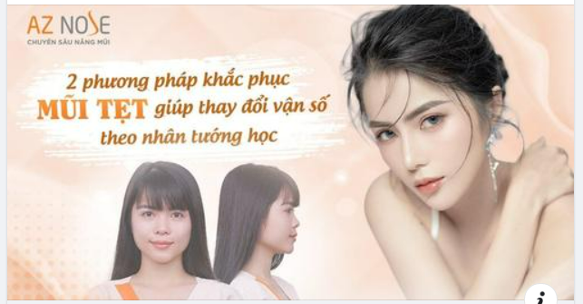 Mũi t.ẹt ảnh hưởng đến tính thẩm mỹ và phong thủy của bạn