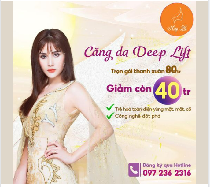 THỔI BAY LÃO HOÁ VỚI SIÊU PHẨM CĂNG DA TRẺ HOÁ DEEP LIFT