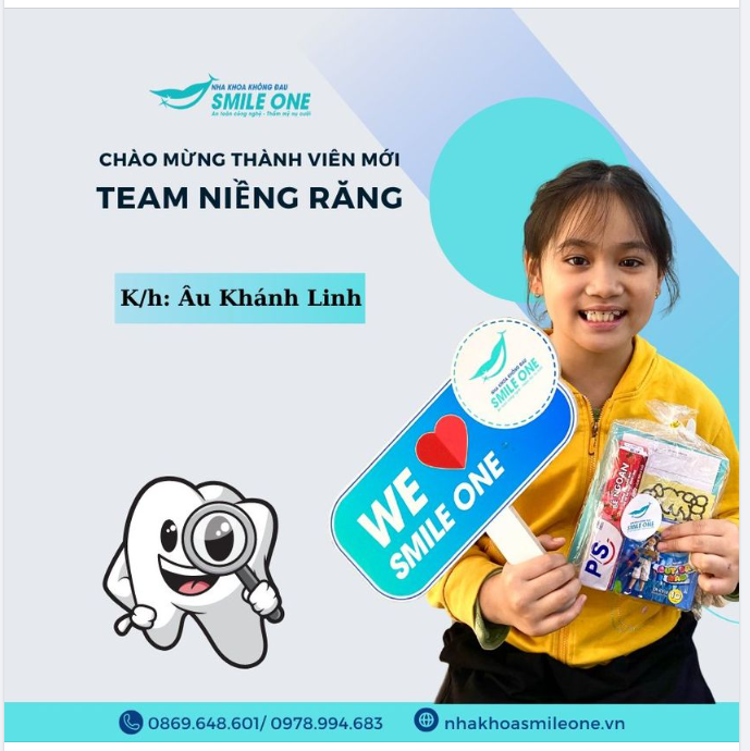 Chào mừng thành viên mới Team niềng răng Smile One!