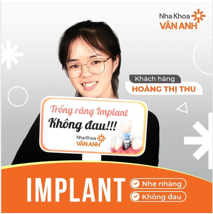 Implant không sưng, không đau - Tại sao không?