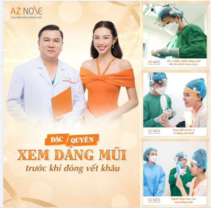 100% khách hàng được áp dụng “đặc quyền” này khi nâng mũi tại AZ NOSE