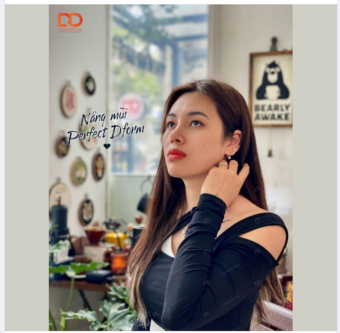 Dáng mũi này 10 điểm không có nhưng....
