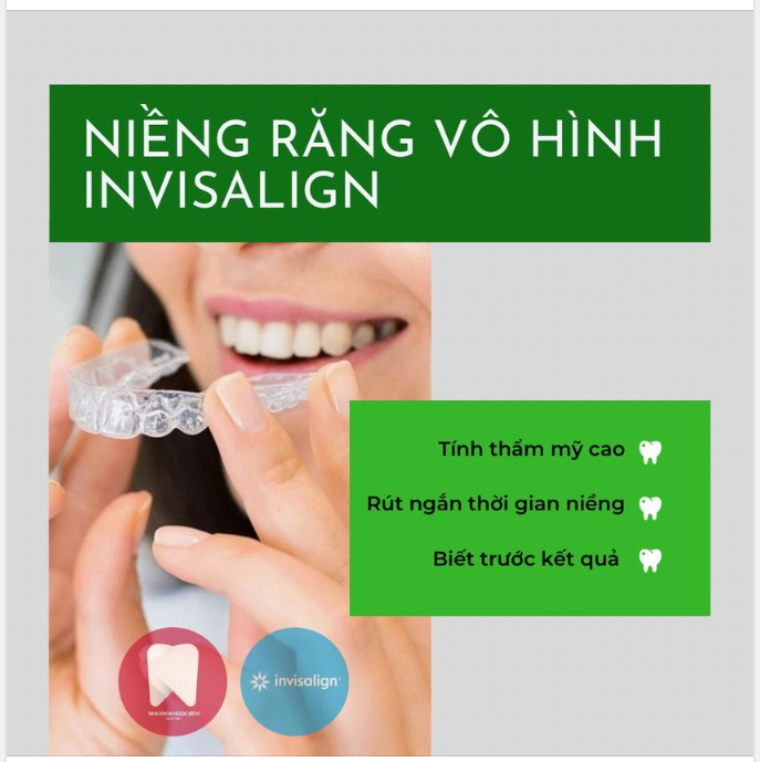 INVISALIGN – “CHIẾC ÁO CHOÀNG” HOÀN MỸ CHO NỤ CƯỜI