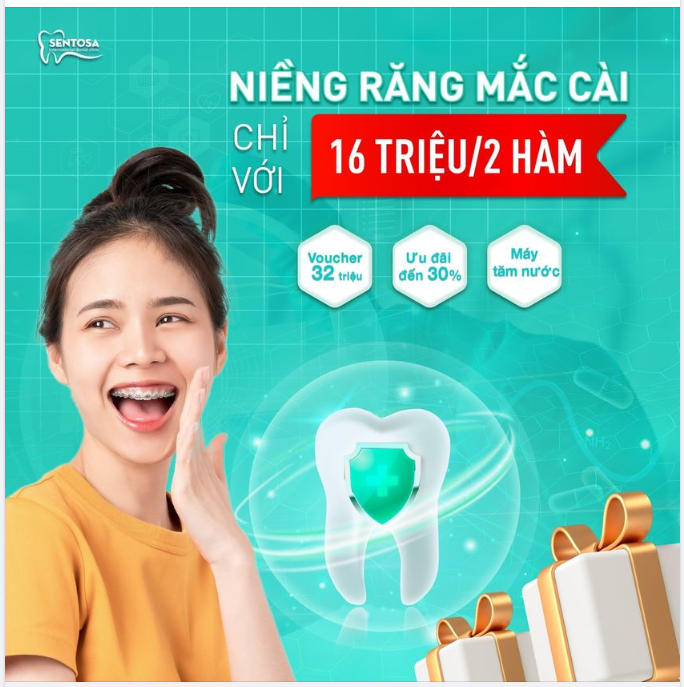 NIỀNG RĂNG MẮC CÀI CHO KỲ NGHỈ HÈ CHỈ TỪ 16 TRIỆU/2 HÀM