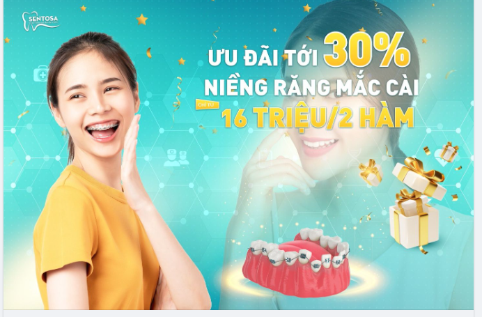 ƯU ĐÃI TỚI 30% NIỀNG RĂNG MẮC CÀI - CHỈ TỪ 16 TRIỆU/2 HÀM