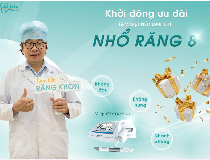 KHỞI ĐỘNG ƯU ĐÃI - TẠM BIỆT NỖI ĐAU KHI NHỔ RĂNG 8