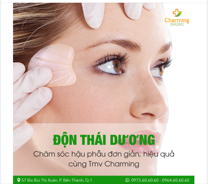 CHĂM SÓC HẬU PHẪU ĐỘN THÁI DƯƠNG ĐƠN GIẢN, HIỆU QUẢ CÙNG TMV CHARMING