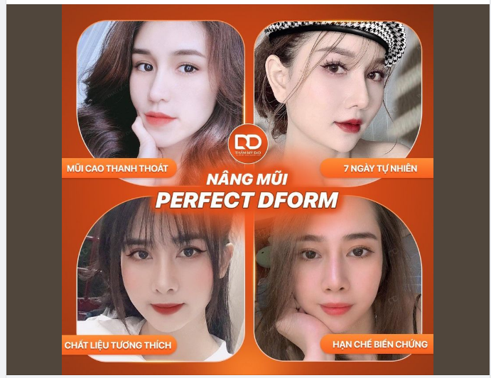 CÔNG NGHỆ NÂNG MŨI PERFECT DFORM CÓ GÌ HOT???