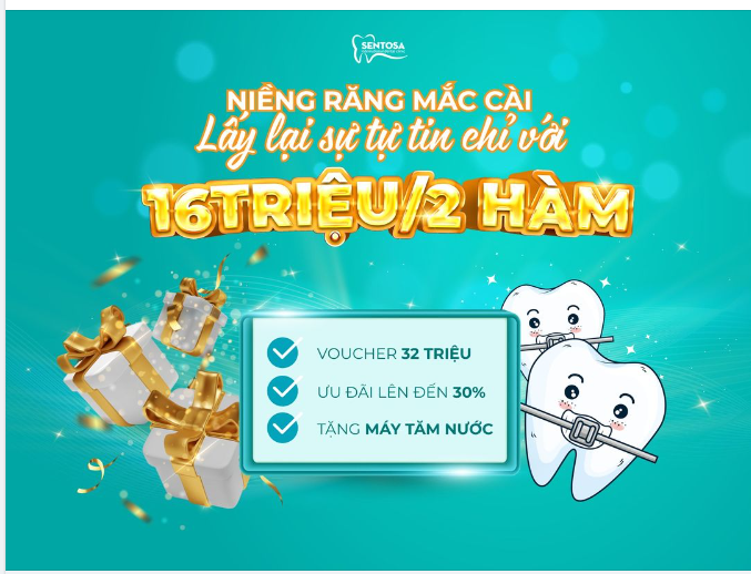 NIỀNG RĂNG MẮC CÀI - LẤY LẠI SỰ TỰ TIN CHỈ VỚI 16 TRIỆU/2 HÀM