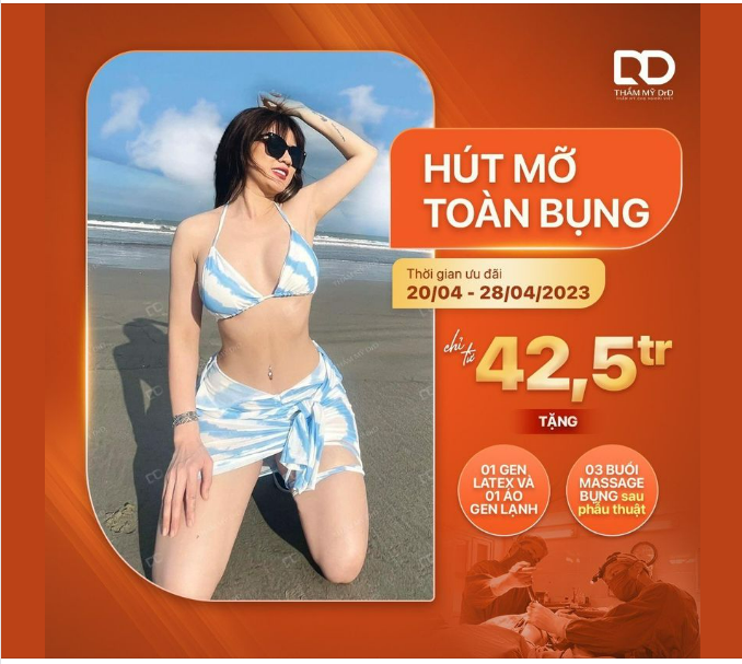 ĐẠI LỄ NHAN SẮC, TUẦN VÀNG ƯU ĐÃI - HÚT MỠ TOÀN BỤNG CHỈ TỪ 42,5TR