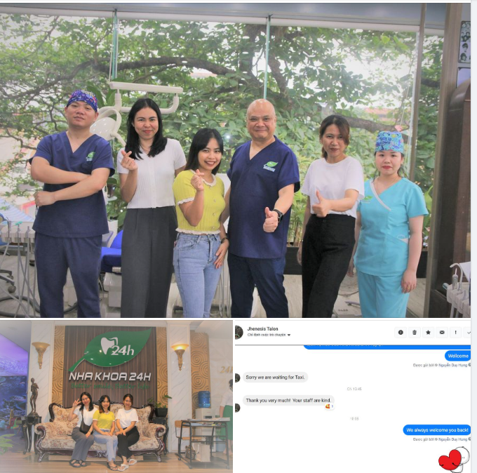 CẢM ƠN CÁC VỊ KHÁCH DỂ THƯƠNG TỪ ĐẤT NƯỚC PHILIPPINES ĐÃ LỰA CHỌN NHA KHOA 24H