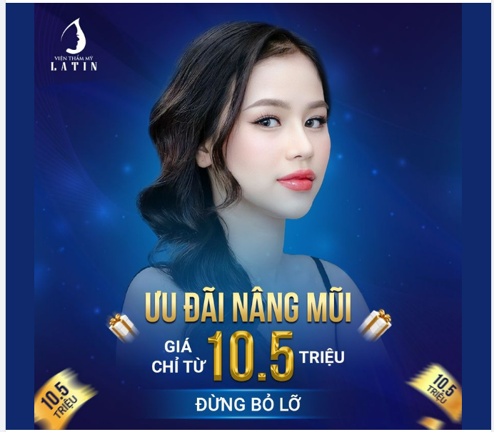 Hot hot ​​​​​​​Nâng mũi đón Lễ Chỉ từ 10.5 triệu