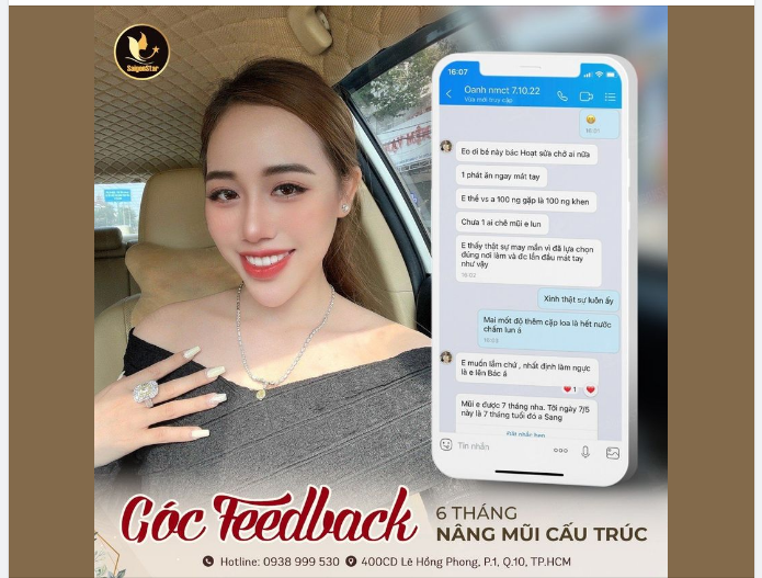 FEEDBACK MŨI CẤU TRÚC 6 THÁNG NHÀ DR. HOẠT