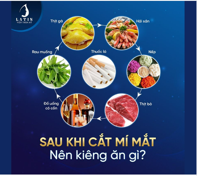 Sau Khi Cắt Mí Mắt Nên Kiêng Ăn Gì