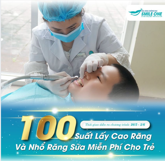 Mừng tháng thiếu nhi, nha khoa Smile One gửi tới ba mẹ và các bé chương trình ưu đãi cực hot và hàng ngàn phần quà tặng khác.