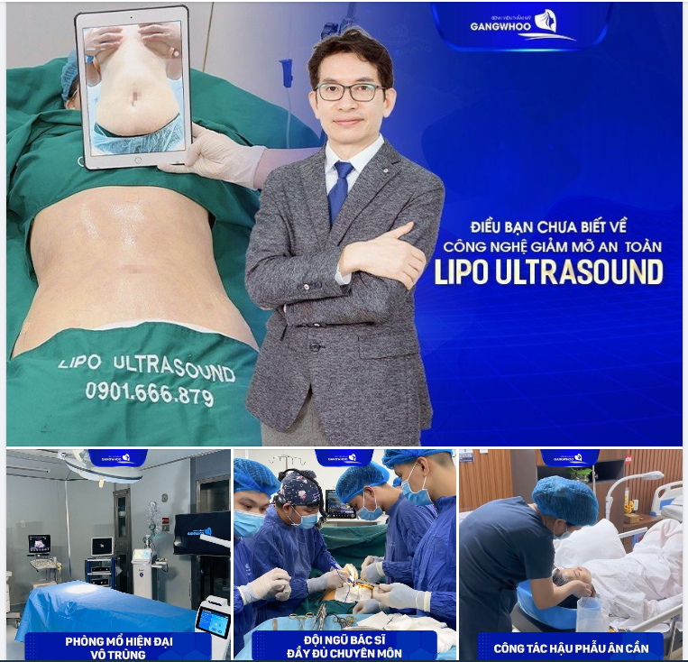 Cùng với quy trình thực hiện giảm mỡ chuẩn y khoa, thon thả mà an toàn là món quà mà Lipo Ultrasound cũng như Bệnh viện thẩm mỹ Gangwhoo dành tặng đến khách hàng.