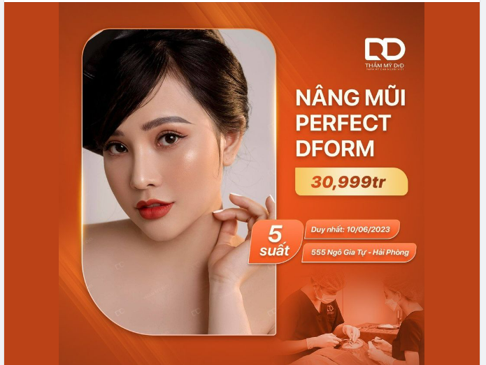 NÂNG MŨI CHỈ 30,999TR (G̵̵̵i̵̵̵á̵̵̵ ̵̵̵g̵̵̵ố̵̵̵c̵̵̵:̵̵̵ ̵̵̵4̵5̵t̵̵̵r̵̵̵)̵ -> ƯU ĐÃI CHƯA TỪNG CÓ TẠI DrD