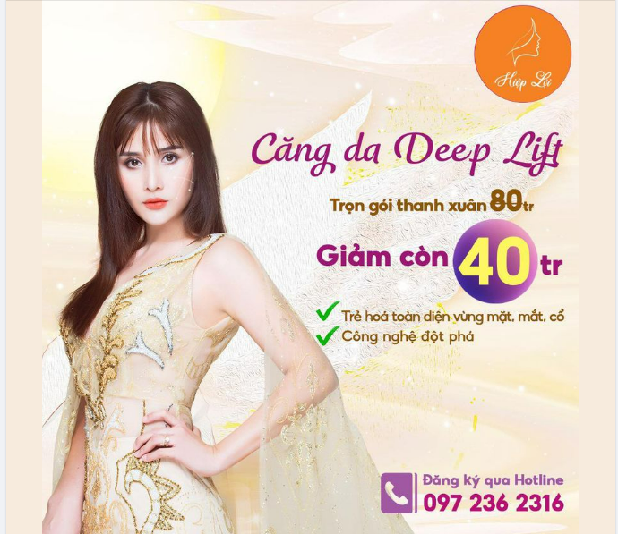 THỔI BAY LÃO HOÁ VỚI SIÊU PHẨM CĂNG DA TRẺ HOÁ DEEP LIFT