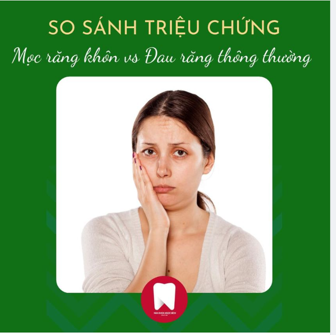 SO SÁNH TRIỆU CHỨNG MỌC RĂNG KHÔN VỚI ĐAU RĂNG THÔNG THƯỜNG