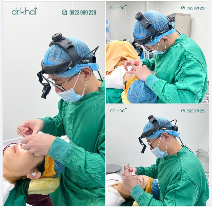 DR KHẢI NẸP MŨI CHO KHÁCH HÀNG SAU PHẪU THUẬT