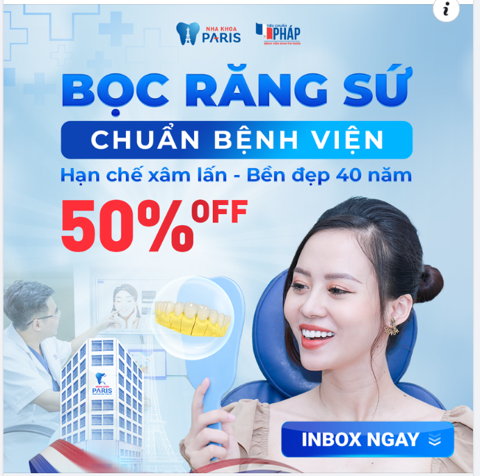 BỌC RĂNG SỨ CHUẨN BỆNH VIỆN CHỈ TỪ 2,8TR/RĂNG