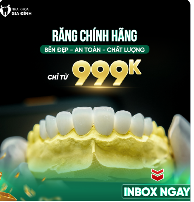 CỰC TIẾC NẾU KHÔNG LÀM RĂNG THỜI ĐIỂM NÀY