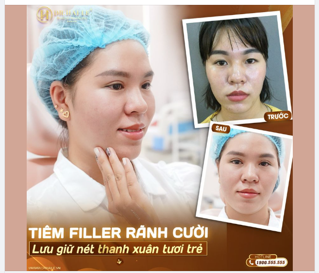 Tiêm Filler rãnh cười tại Dr.Hải Lê là giải pháp an toàn, lấy lại ...