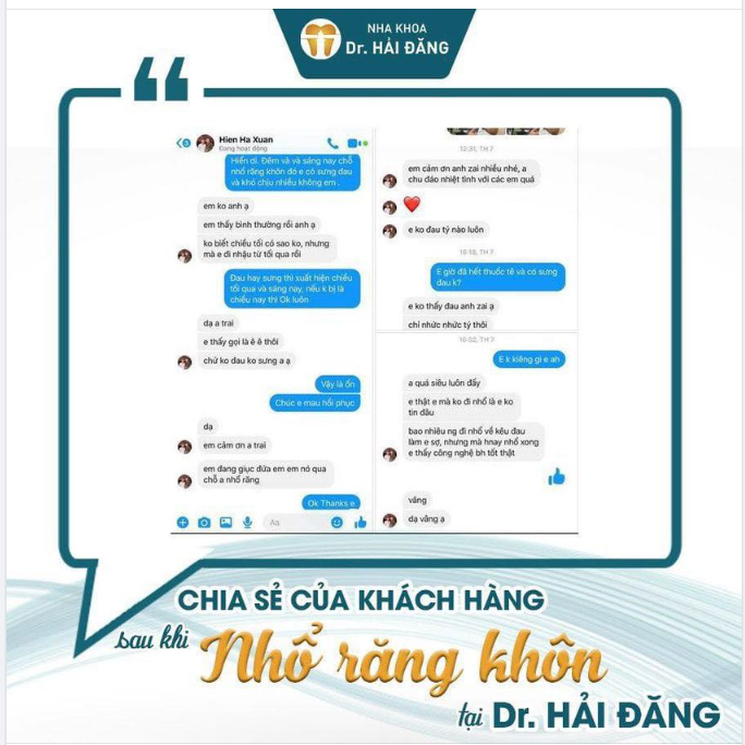 CHĂM SÓC RĂNG SAU KHI NHỔ RĂNG KHÔN