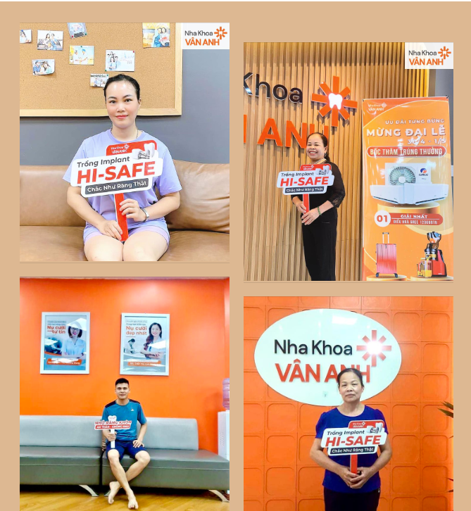 " Hàng xóm ai mất răng mà muốn trồng cô đều bảo ra đây hết, ra đấy bác sĩ người ta làm cho chẳng cần đi đâu xa."