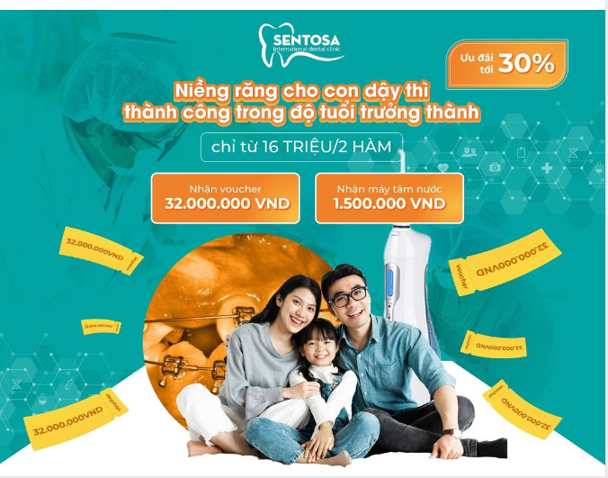 NIỀNG RĂNG CHO CON - DẬY THÌ THÀNH CÔNG TRONG ĐỘ TUỔI TRƯỞNG THÀNH