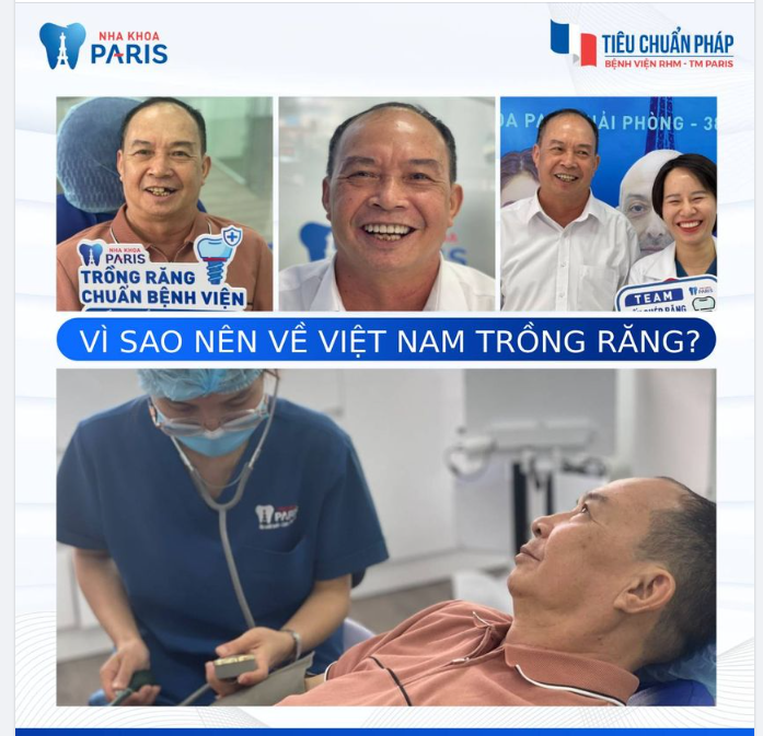 2 LÝ DO NGƯỜI VIỆT Ở HẢI NGOẠI LỰA CHỌN VỀ VIỆT NAM TRỒNG RĂNG
