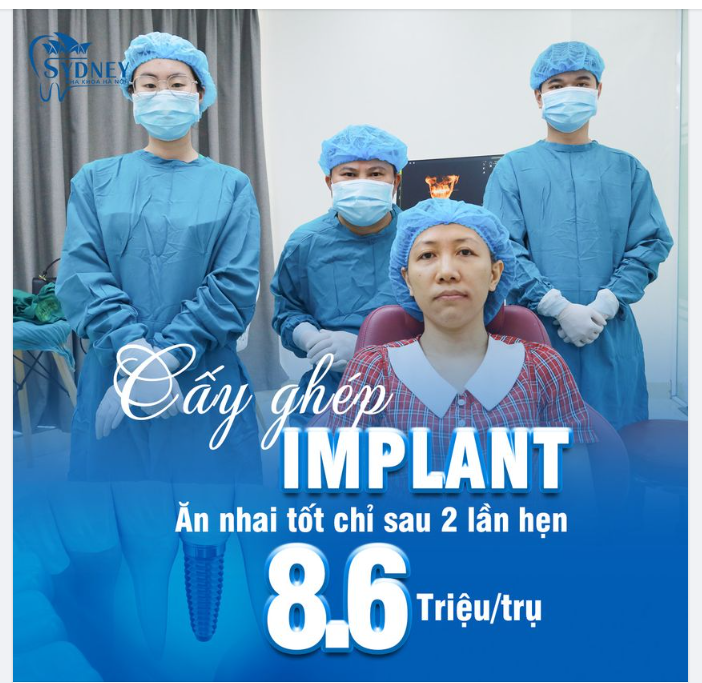 CẤY GHÉP RĂNG IMPLANT ĐỂ NỤ CƯỜI ĐƯỢC TRẺ MÃI