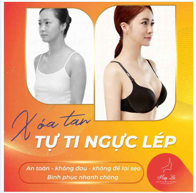 XÓA TAN NỖI TỰ TI NGỰC LÉP