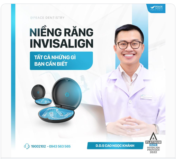 BẬT MÍ NHỮNG THÔNG TIN HỮU ÍCH VỀ NIỀNG RĂNG INVISALIGN TỪ BÁC SĨ CAO NGỌC KHÁNH