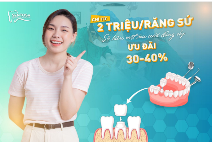 CHỈ TỪ 2 TRIỆU/RĂNG SỨ - SỞ HỮU MỘT NỤ CƯỜI ĐẲNG CẤP