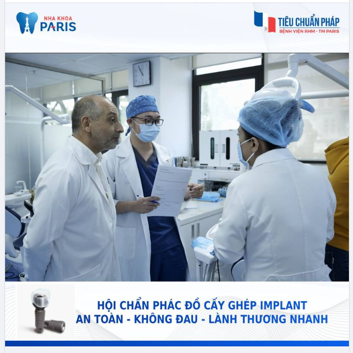 PHÁC ĐỒ CẤY GHÉP IMPLANT LUÔN ĐƯỢC HỘI CHẨN VỚI CHUYÊN GIA CẤP CAO NGƯỜI PHÁP DR HAZIZA JEAN MEIR