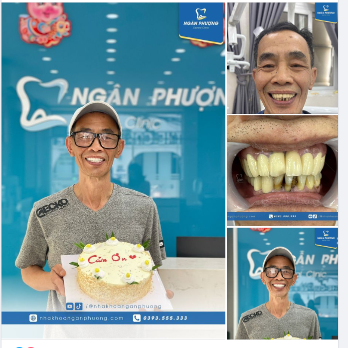 Món quà đặc biệt mà chú Tiến - Việt kiều Mỹ dành tặng nha khoa Ngân Phượng cơ sở tp. Hồ Chí Minh.