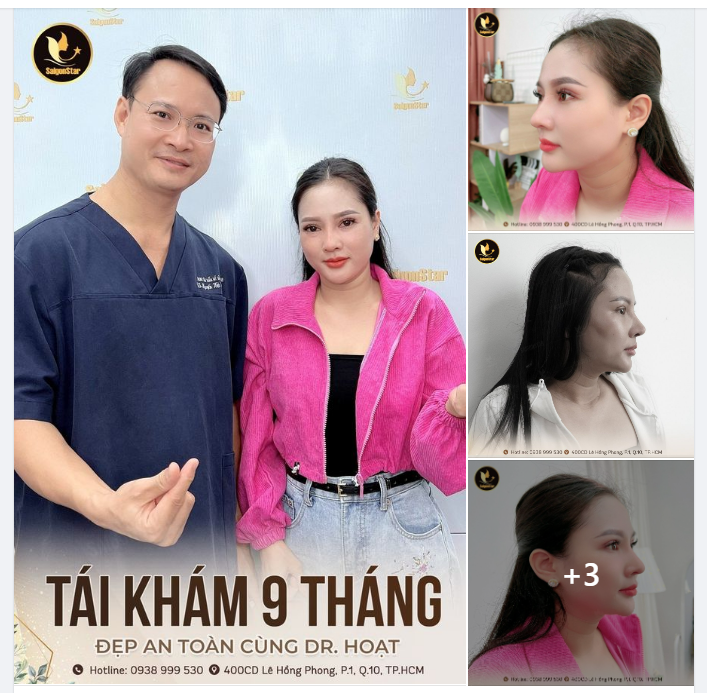 TÁI KHÁM 9 THÁNG – ĐẸP AN TOÀN CÙNG DR. HOẠT