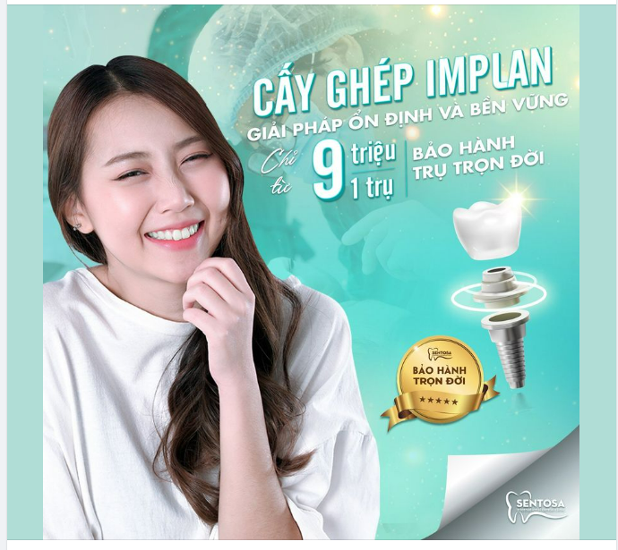 CẤY GHÉP IMPLANT: GIẢI PHÁP ỔN ĐỊNH VÀ BỀN VỮNG